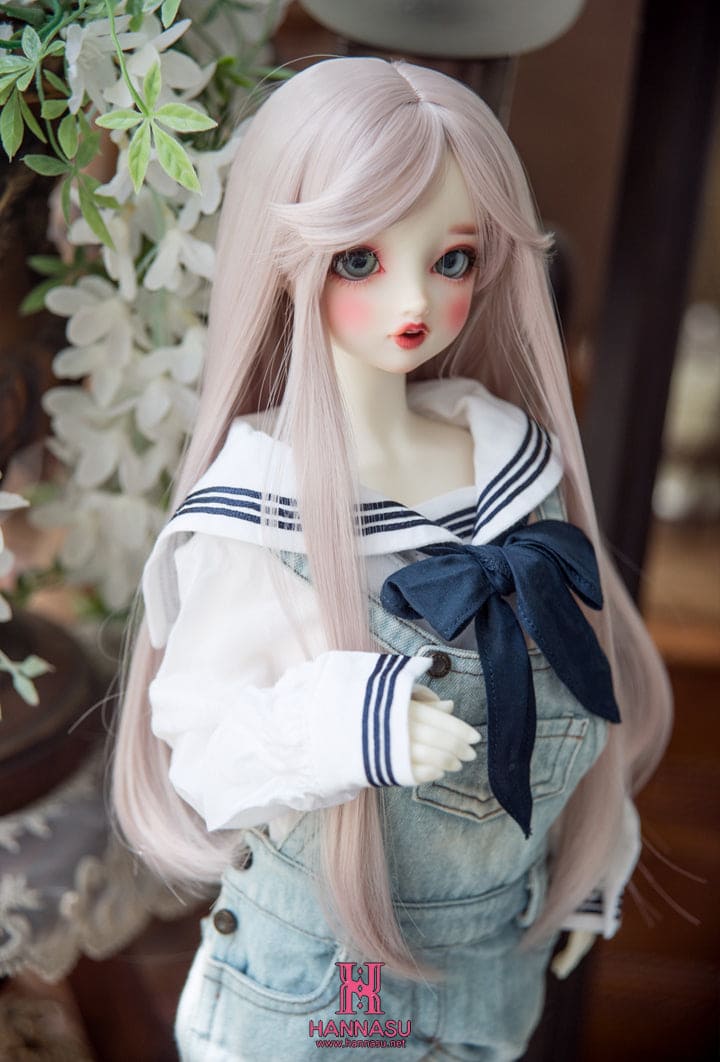 【HANNASU】HW-1133 娃用假髮 多色 / 6~7吋 BJD YoSD Angel Philia 1/6 - 紀物書館+JiWu Bookstore