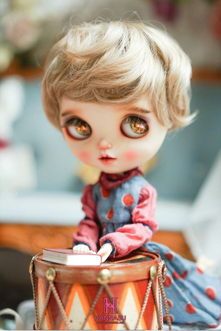【HANNASU】HBW-1002 娃用假髮 多色 / Blythe - 紀物書館+JiWu Bookstore