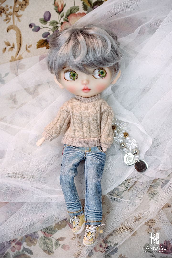 【HANNASU】HBW-1002 娃用假髮 多色 / Blythe - 紀物書館+JiWu Bookstore