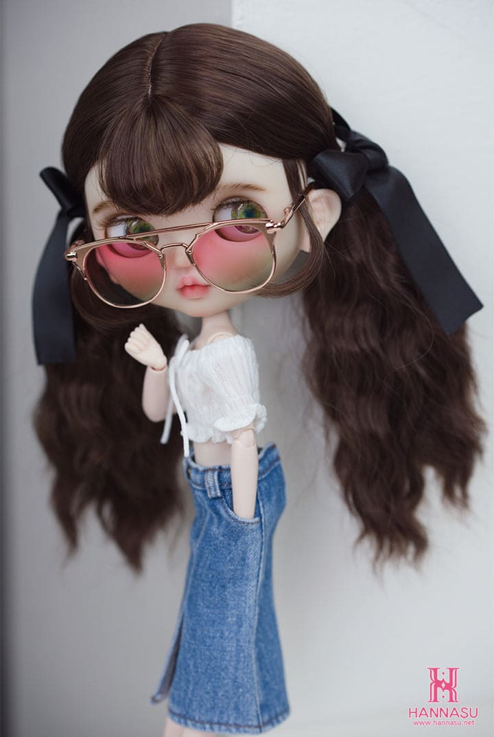 【HANNASU】HBW-1004 娃用假髮 多色 / Blythe - 紀物書館+JiWu Bookstore