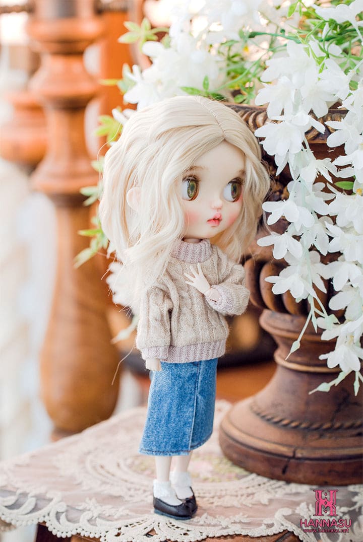 【HANNASU】HBW-1010 娃用假髮 多色 / Blythe - 紀物書館+JiWu Bookstore