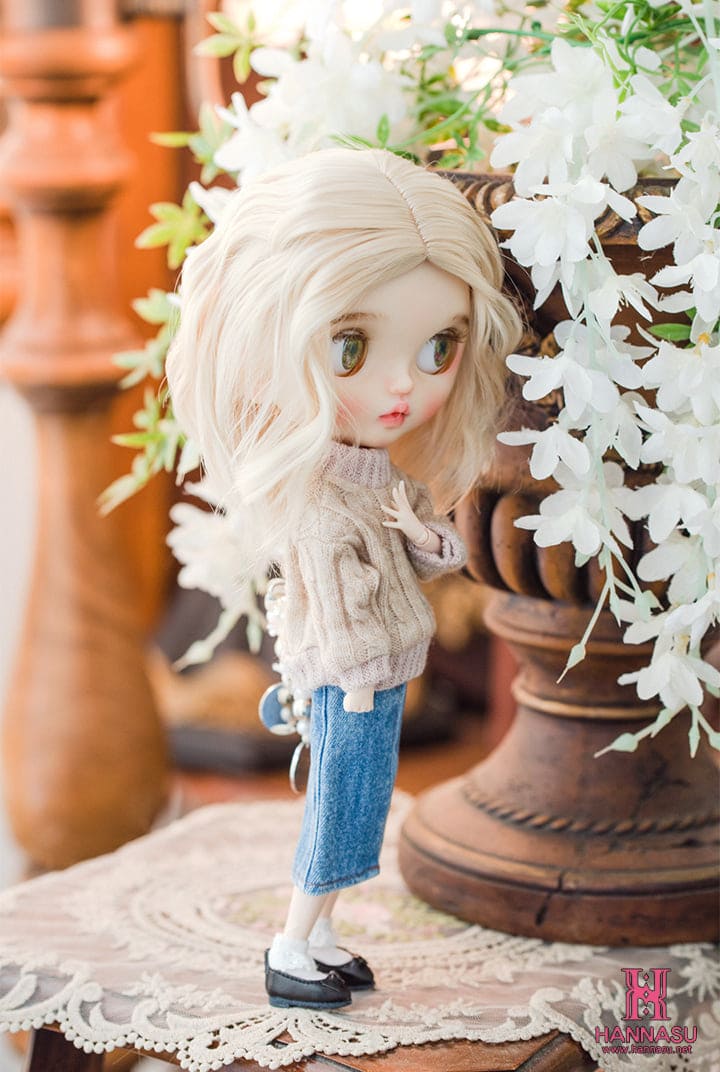 【HANNASU】HBW-1010 娃用假髮 多色 / Blythe - 紀物書館+JiWu Bookstore