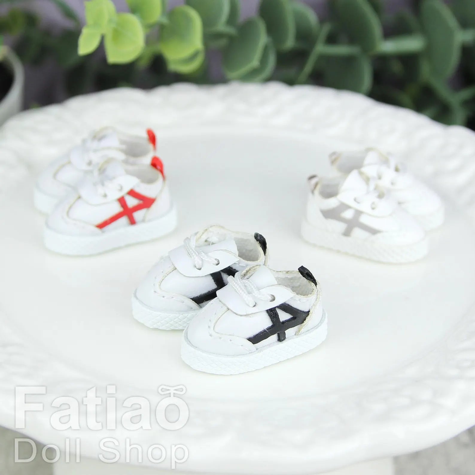 【Fatiao Doll Shop】條紋運動鞋 多色 / OB11 Azone P體 D男 picconeemo - 紀物書館+JiWu Bookstore