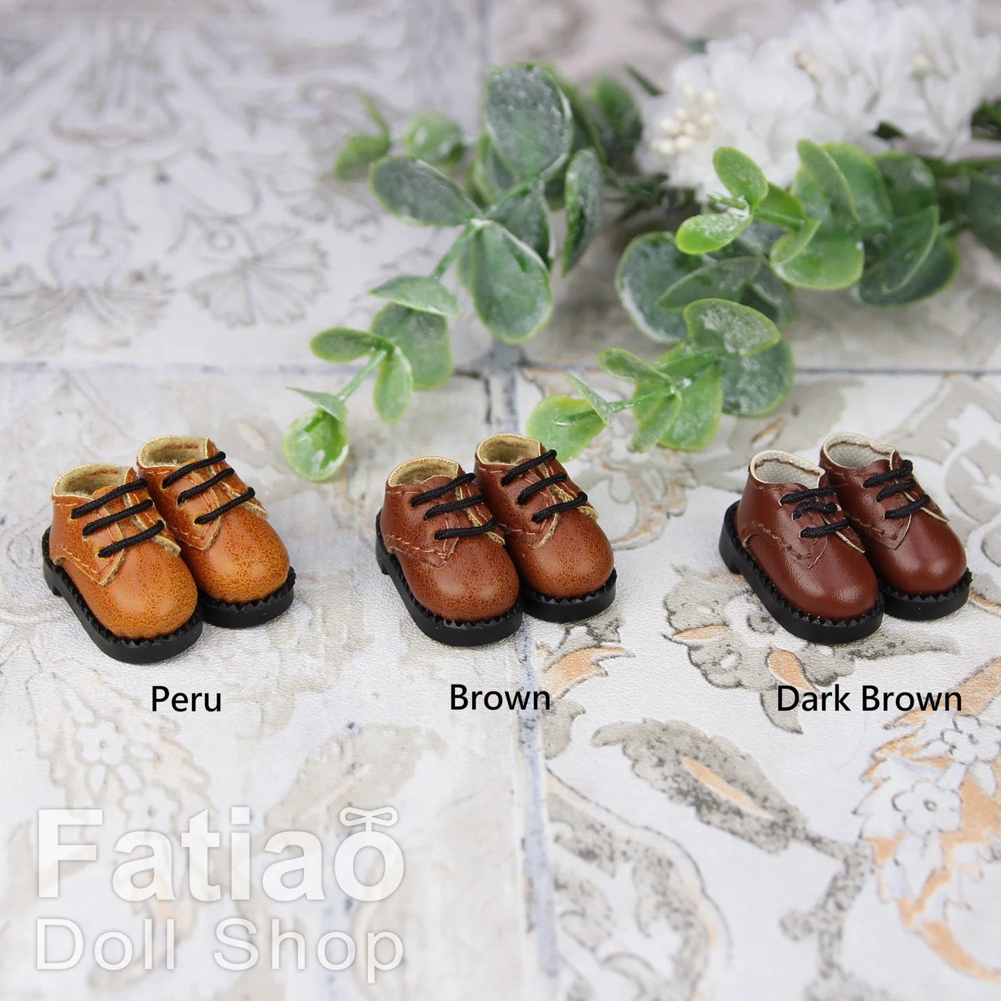 [Fatiao Doll Shop] Pointed leather shoes / OB11 OBITSU