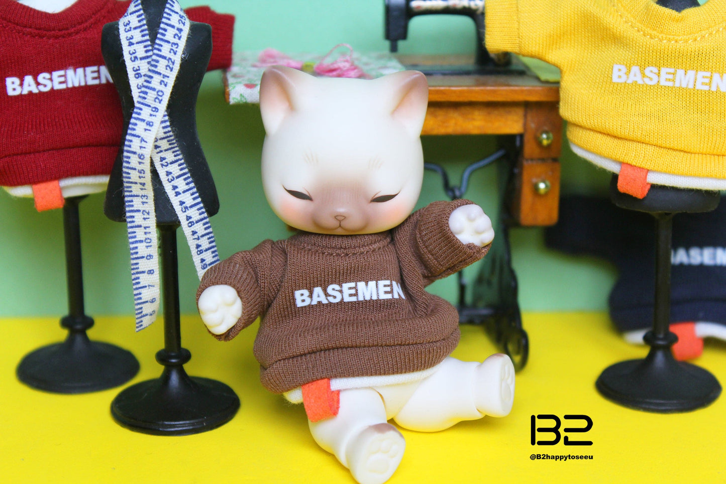 【魔販生工作室】B2 SHOP 假兩件上衣 多色 / 小寵 cocoriang kumukuku - 紀物書館+JiWu Bookstore