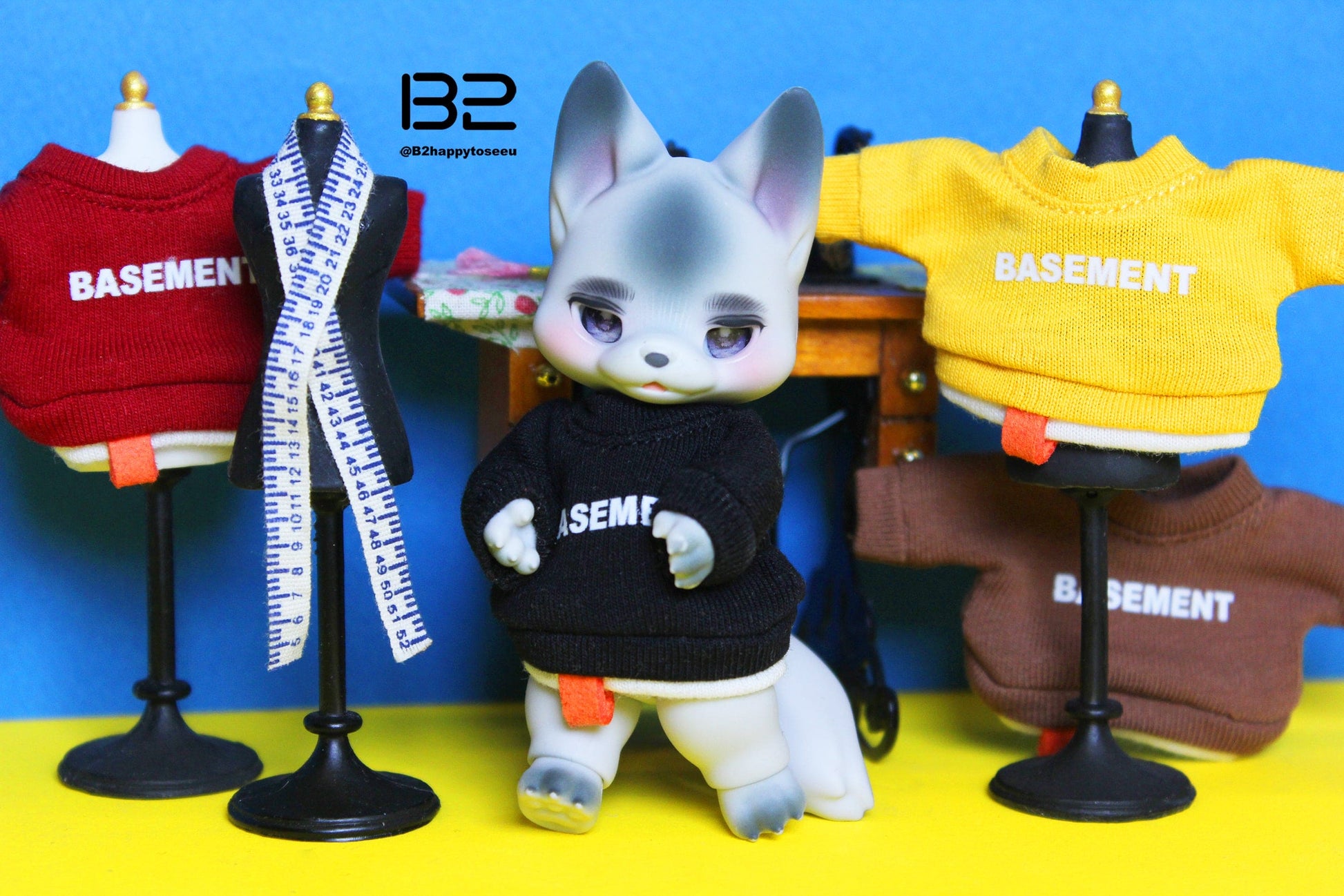 【魔販生工作室】B2 SHOP 假兩件上衣 多色 / 小寵 cocoriang kumukuku - 紀物書館+JiWu Bookstore