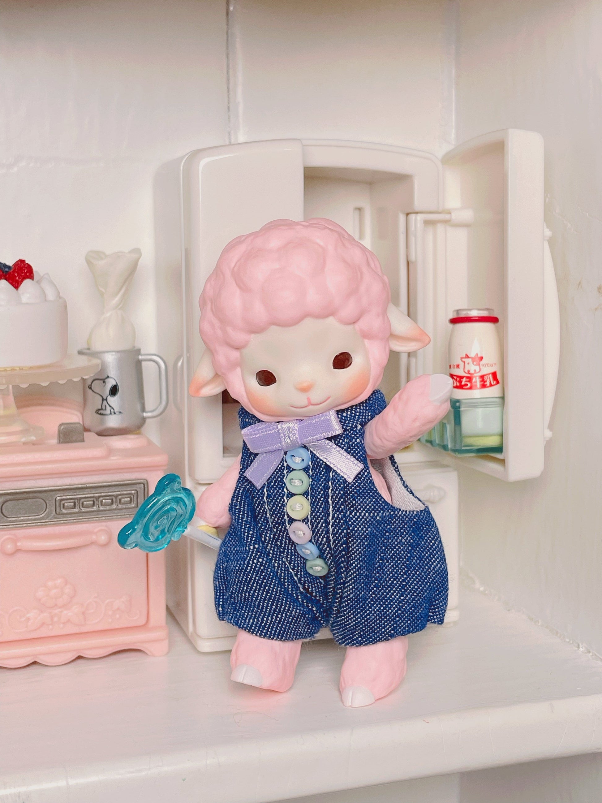 【GEPPETO FRIENDS】gfDolls little KKuming Lamb 小羊 春季限定 粉肌 / 現貨 - 紀物書館+JiWu Bookstore