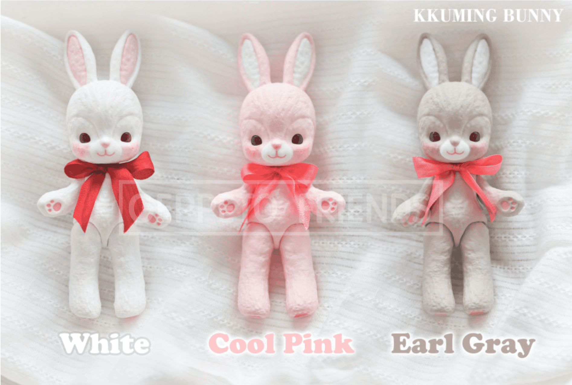 【GEPPETO FRIENDS】gfDolls little KKuming Bunny 小兔子 伯爵茶肌 / 現貨 - 紀物書館+JiWu Bookstore