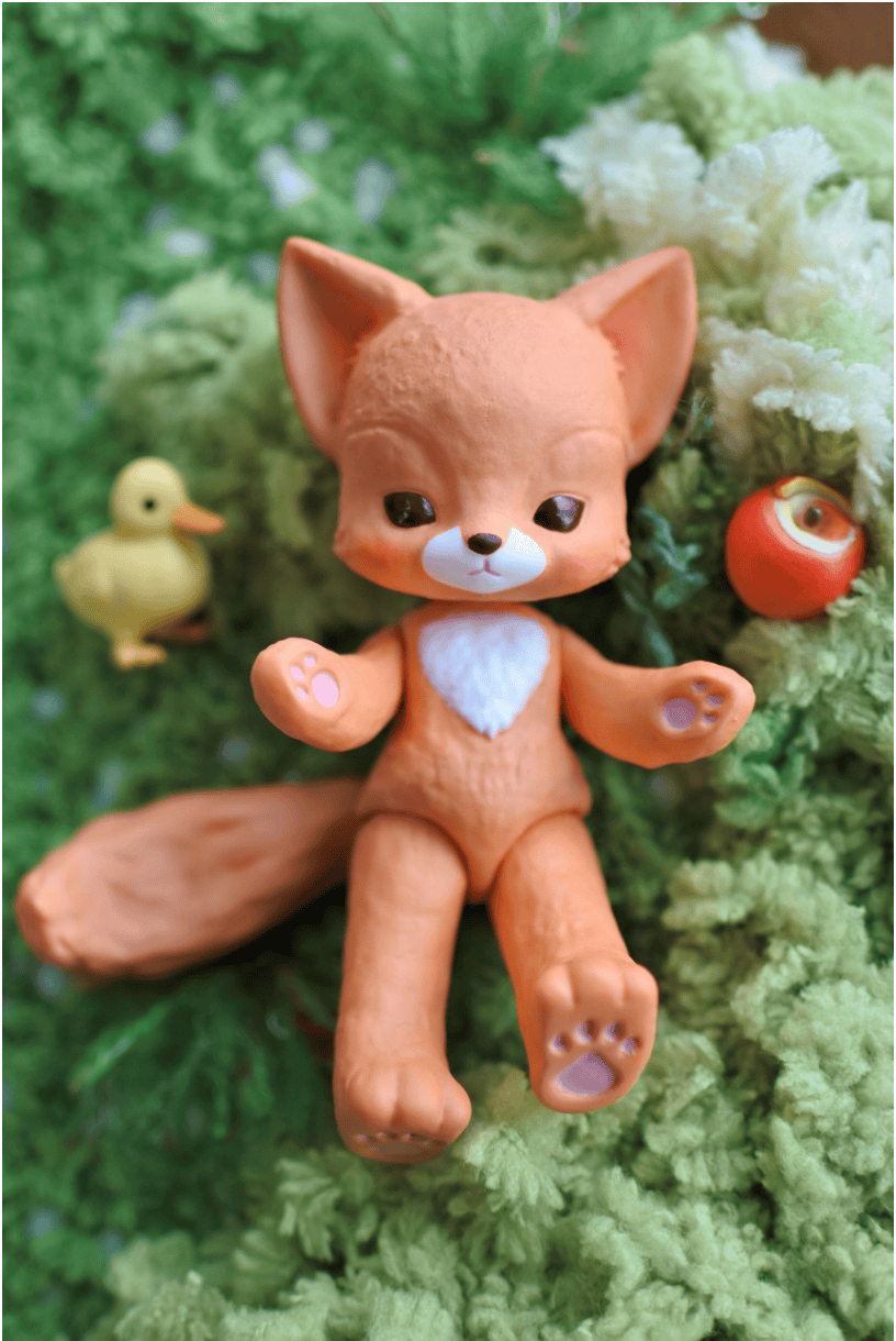 【GEPPETO FRIENDS】gfDolls little KKuming Fox 小狐狸 橘子肌 / 現貨