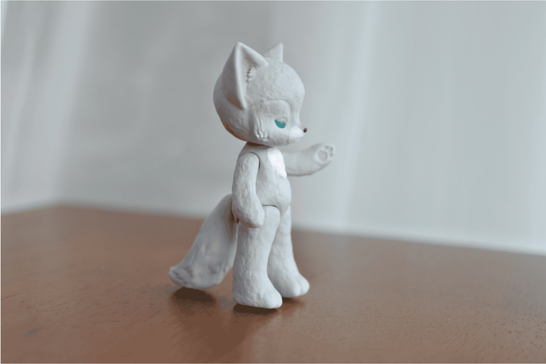 【GEPPETO FRIENDS】gfDolls little KKuming Fox 小狐狸 灰肌 / 現貨 - 紀物書館+JiWu Bookstore