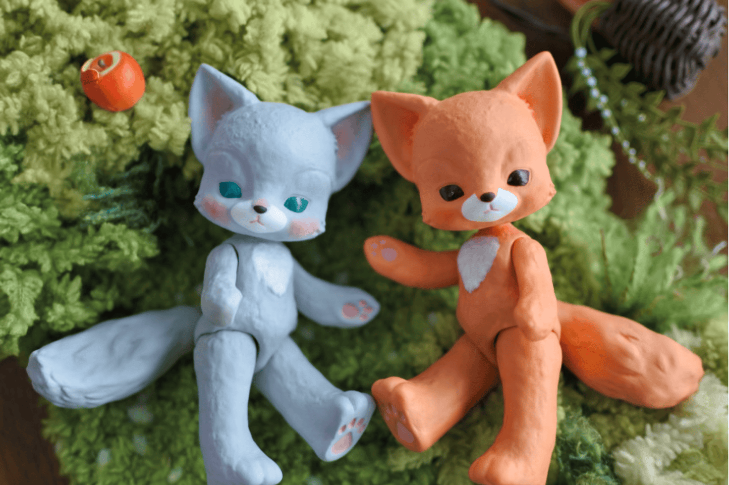 【GEPPETO FRIENDS】gfDolls little KKuming Fox 小狐狸 灰肌 / 現貨 - 紀物書館+JiWu Bookstore