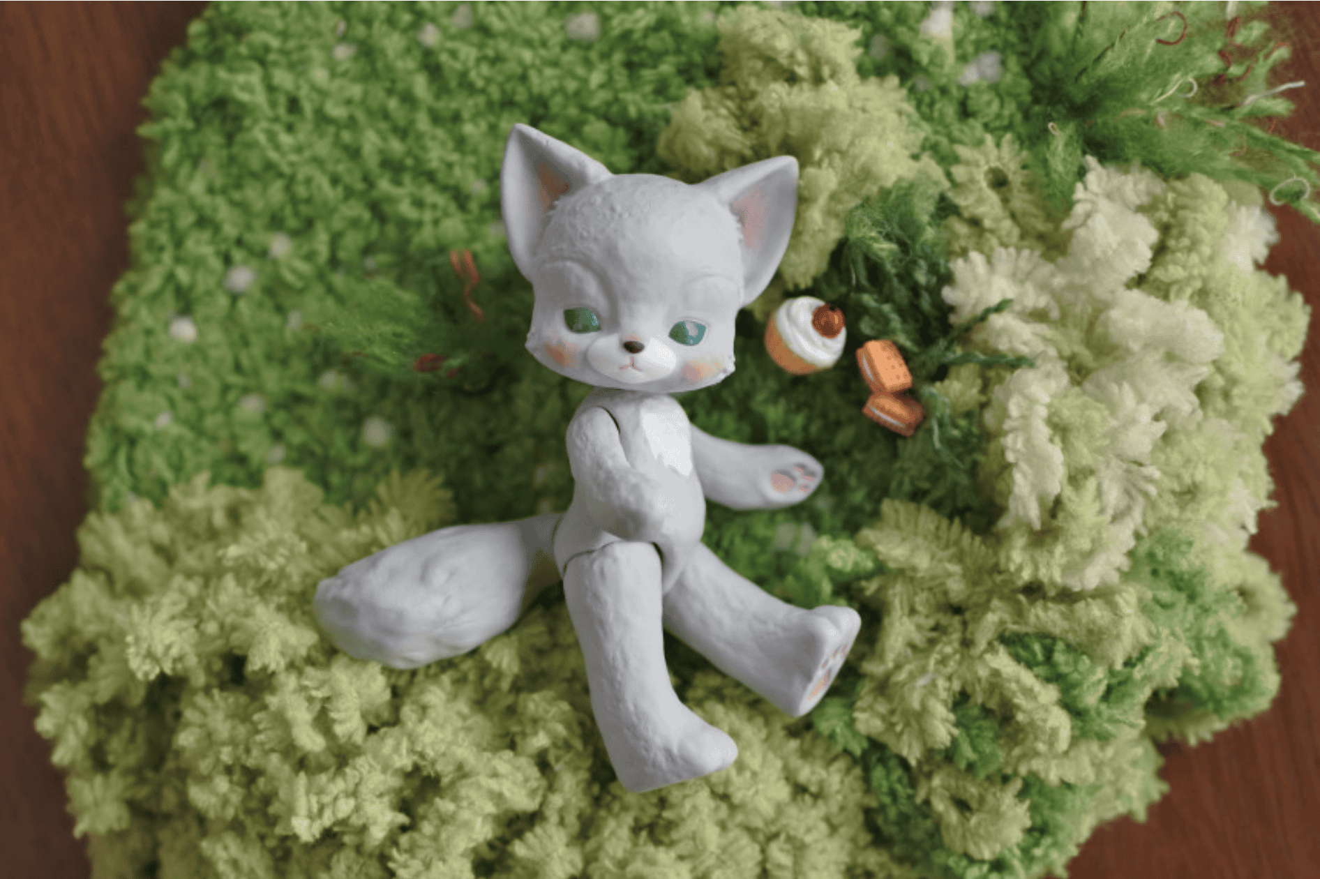 【GEPPETO FRIENDS】gfDolls little KKuming Fox 小狐狸 灰肌 / 現貨 - 紀物書館+JiWu Bookstore