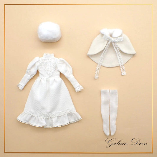 【Licca Castle】Galum Collection 13 蝴蝶結斗篷洋裝組 / 22cm Pureneemo OB22 ruruko