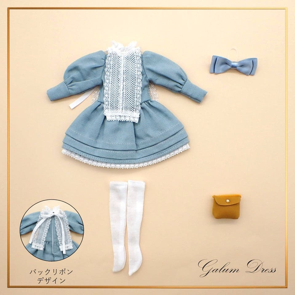 【Licca Castle】Galum Collection 2 蕾絲圍裙洋裝組 / 27cm momoko MISAKI Jenny