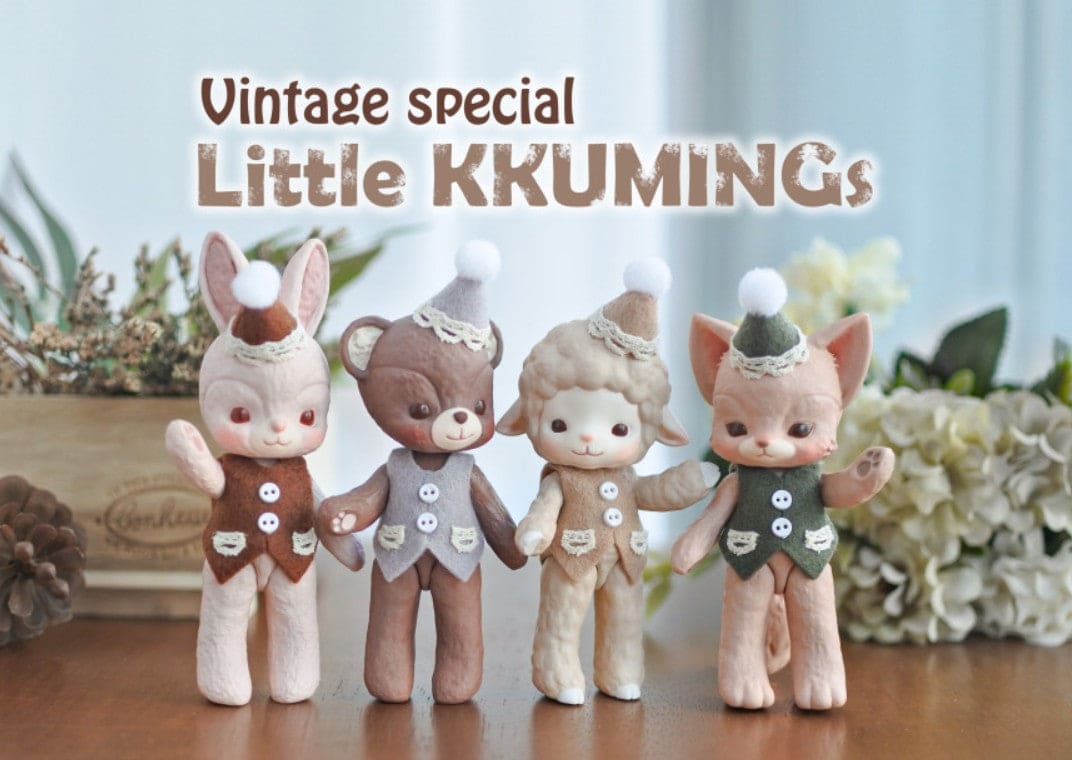 【GEPPETO FRIENDS】gfDolls little KKuming Bear 小熊 復古咖啡肌 / 現貨