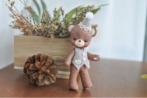 【GEPPETO FRIENDS】gfDolls little KKuming Bear 小熊 復古咖啡肌 / 現貨