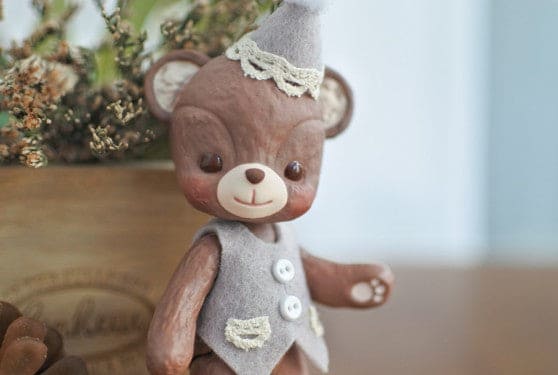 【GEPPETO FRIENDS】gfDolls little KKuming Bear 小熊 復古咖啡肌 / 現貨