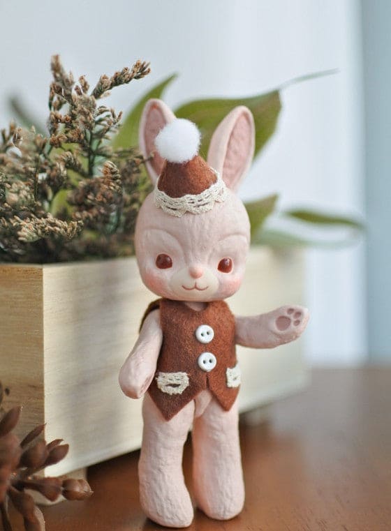 【GEPPETO FRIENDS】gfDolls little KKuming Bunny 小兔子 復古粉紅肌 / 現貨