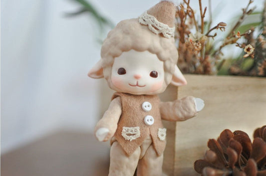 【GEPPETO FRIENDS】gfDolls little KKuming Lamb 小羊 淺駝肌 / 現貨