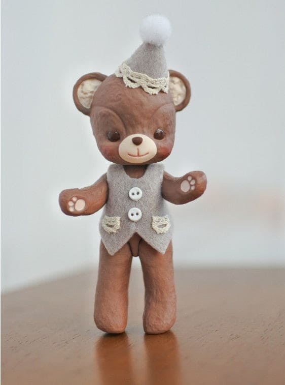 【GEPPETO FRIENDS】gfDolls little KKuming Bear 小熊 復古咖啡肌 / 現貨