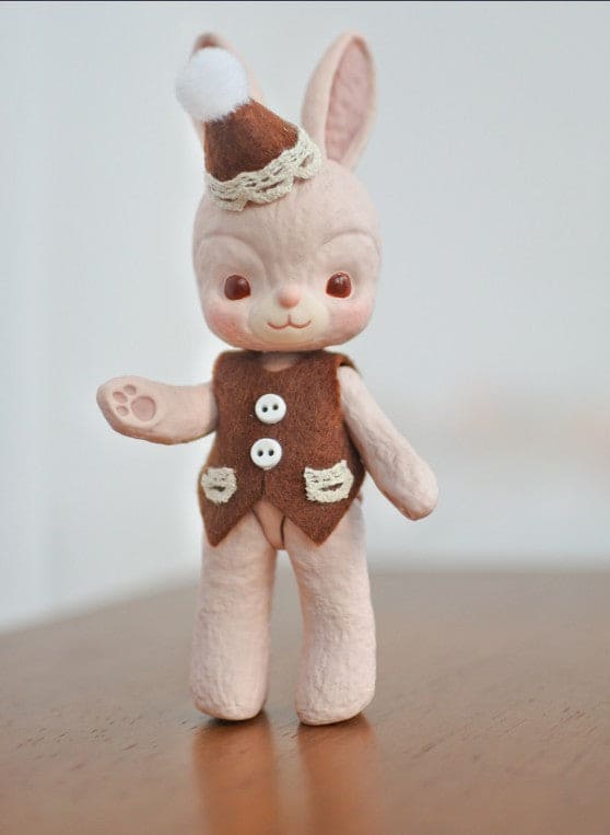 【GEPPETO FRIENDS】gfDolls little KKuming Bunny 小兔子 復古粉紅肌 / 現貨