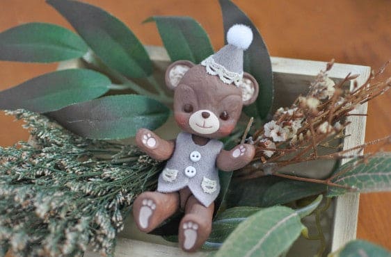 【GEPPETO FRIENDS】gfDolls little KKuming Bear 小熊 復古咖啡肌 / 現貨