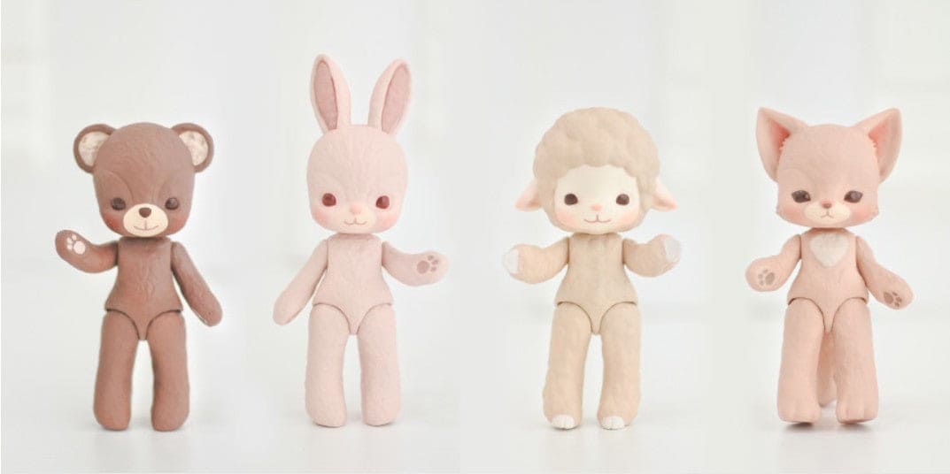 【GEPPETO FRIENDS】gfDolls little KKuming Bunny 小兔子 復古粉紅肌 / 現貨