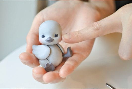 【GEPPETO FRIENDS】gfDolls little KKuming Duck 小鴨子 復古系列 灰肌 / 現貨