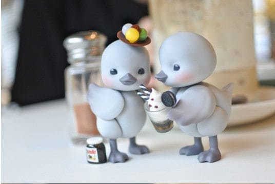 【GEPPETO FRIENDS】gfDolls little KKuming Duck 小鴨子 復古系列 灰肌 / 現貨