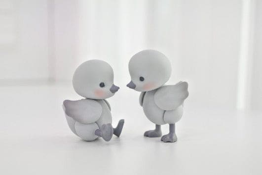 【GEPPETO FRIENDS】gfDolls little KKuming Duck 小鴨子 復古系列 灰肌 / 現貨