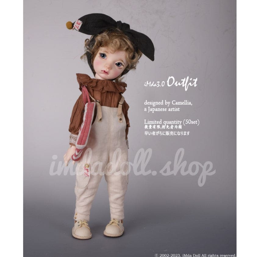 【Camellia】iMda 3.0 retro overalls set/6 points YoSD