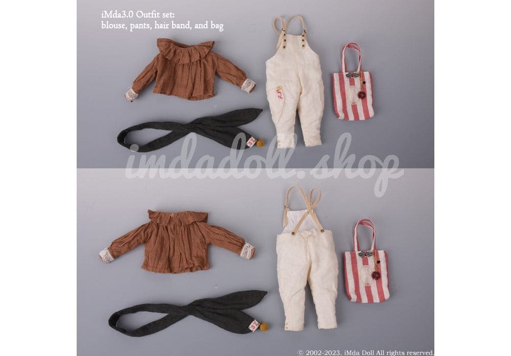 【Camellia】iMda 3.0 retro overalls set/6 points YoSD