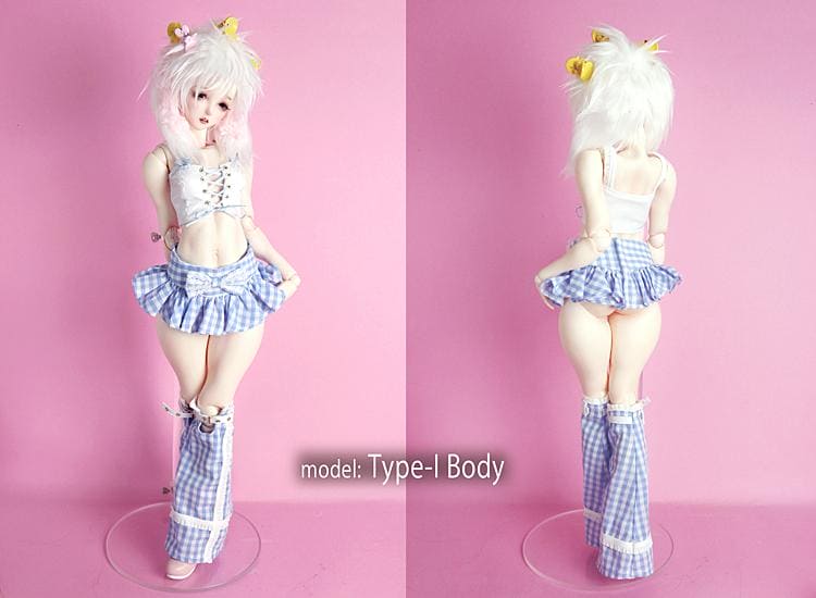 【おしゃれいいこ堂】ベスト ベスト プリーツスカート セット/エンジェルフィリア MDD 球体関節人形 4点