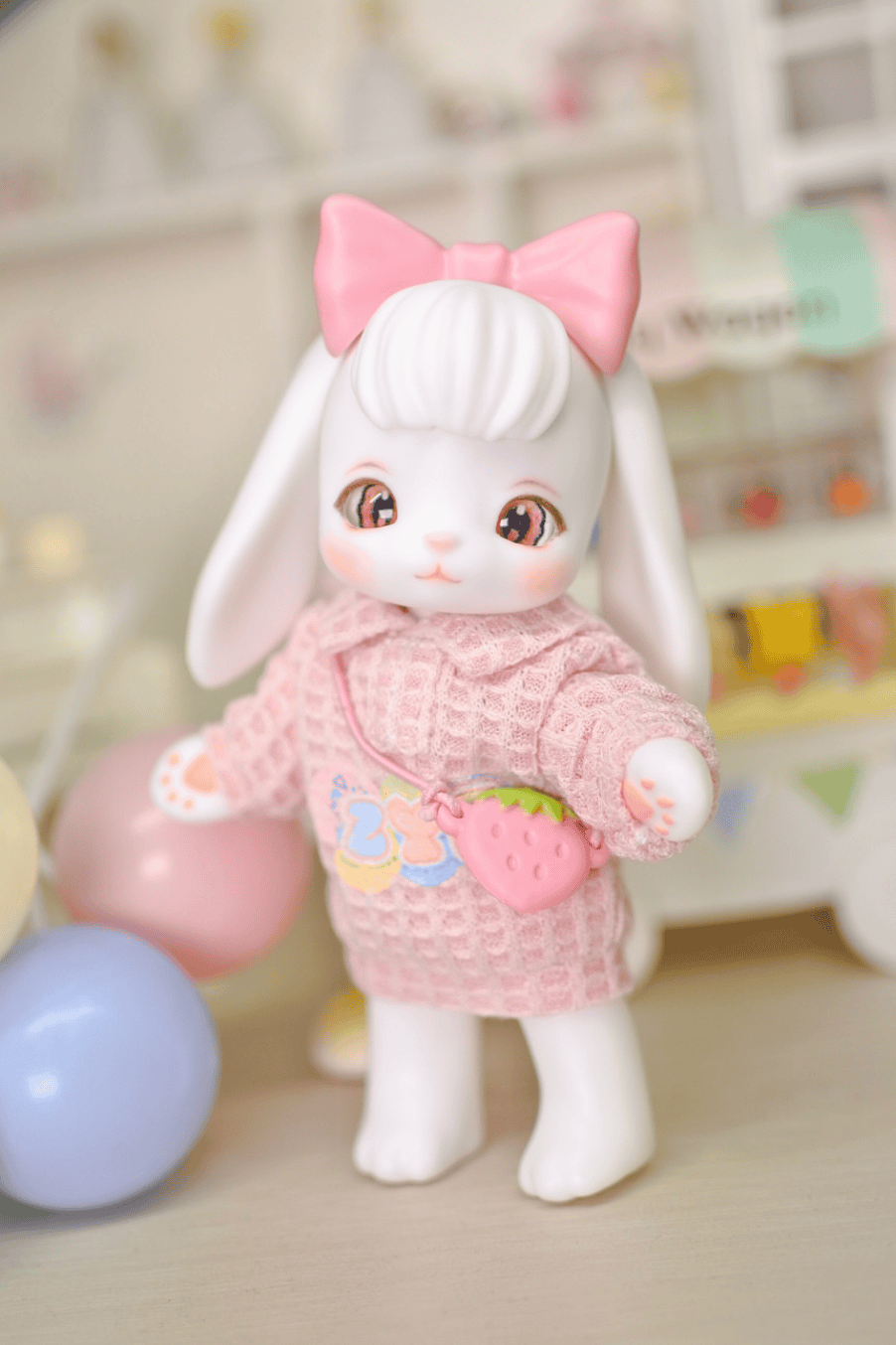 【GEPPETO FRIENDS】gfDolls 蝴蝶結 粉 頭飾配件 / 現貨