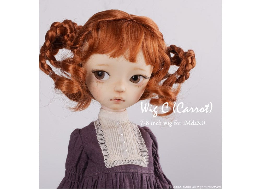 【iMda Doll】3.0 Modigli Wig Pre-Order / 7-8 inch iMda 3.0 BJD 1/6 scale