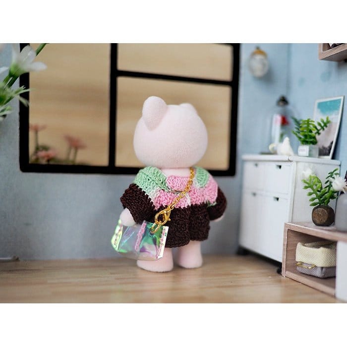 【1PinFun】小熊金鍊斜肩包 / Cocoriang Honey Bear OB11 膠皮 花池 復刻莉卡