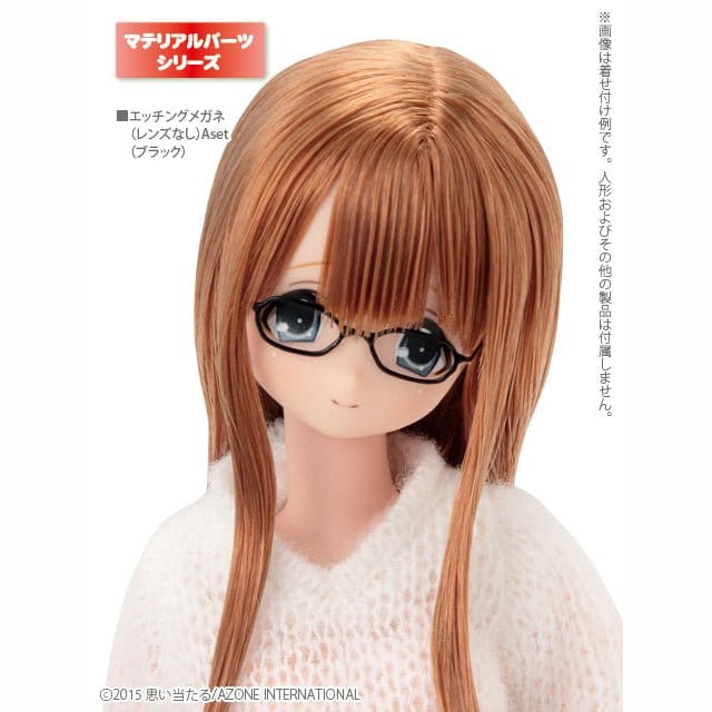 【AZONE】雷雕眼鏡 A款 方框 多色 / pureneemo ruruko OB22 OB24 momoko 六分之一男子圖鑑