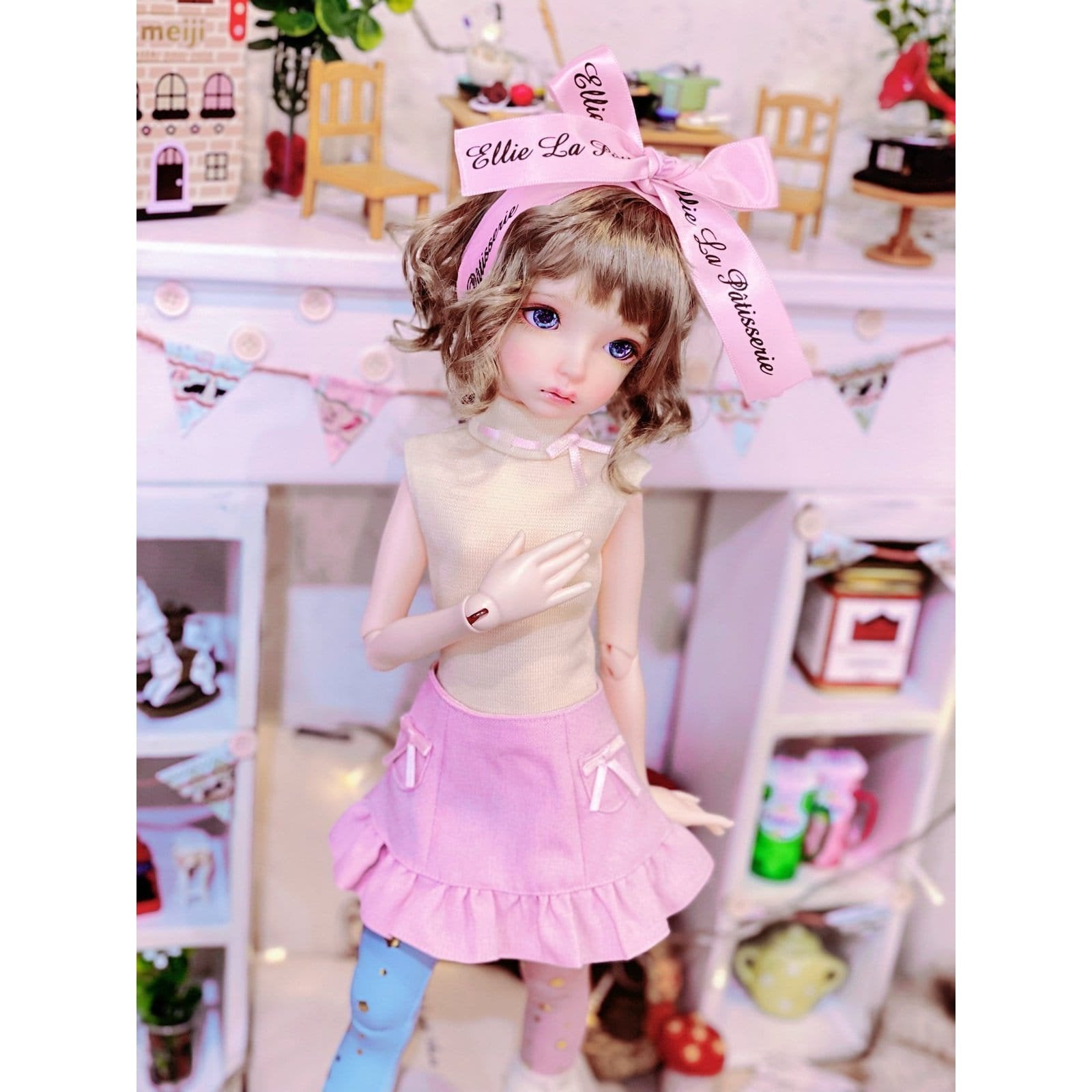 【AZONE】無袖高領與短裙組 BJD MDD MSD AZ OB PB iMda