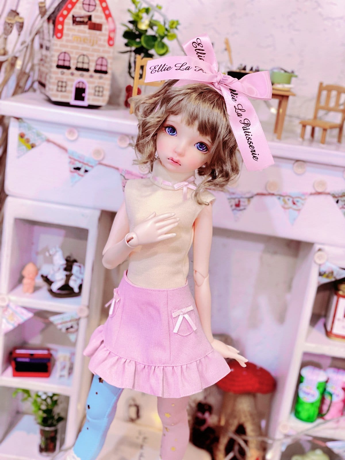 【AZONE】無袖高領與短裙組 BJD MDD MSD AZ OB PB iMda