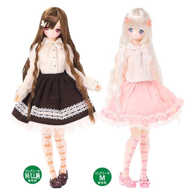 【AZONE】蝴蝶結緞帶印花襪套組 兩色 / pureneemo ruruko OB22 OB24 momoko 六分之一男子圖鑑 Blythe 預購