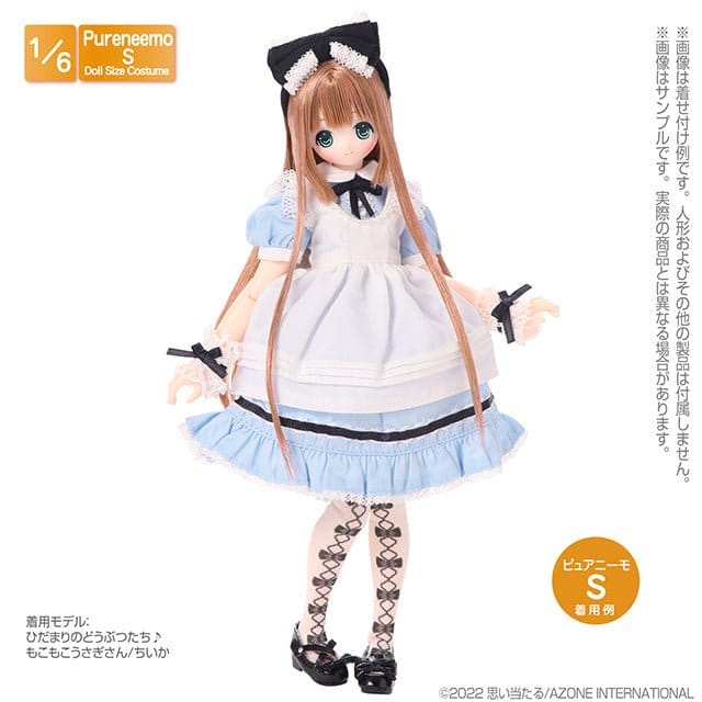 【AZONE】蝴蝶結緞帶印花襪套組 兩色 / pureneemo ruruko OB22 OB24 momoko 六分之一男子圖鑑 Blythe 預購