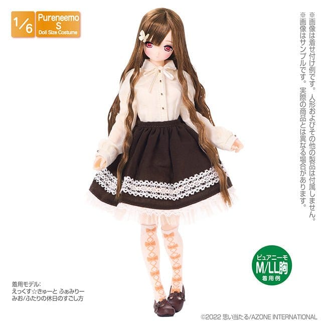 【AZONE】蝴蝶結緞帶印花襪套組 兩色 / pureneemo ruruko OB22 OB24 momoko 六分之一男子圖鑑 Blythe 預購