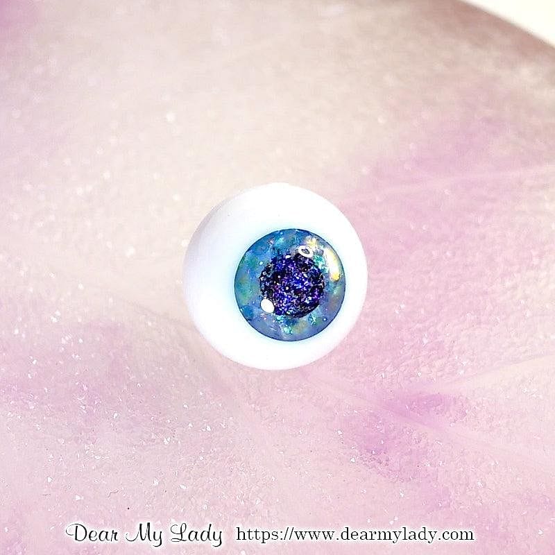 【Dear Lady】半樹脂閃眼 藍星雲 mm BJD Cocoriang OBITSU