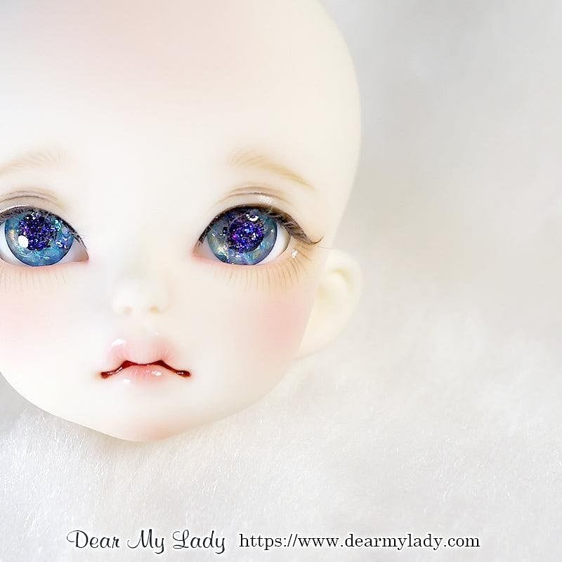 【Dear Lady】半樹脂閃眼 藍星雲 mm BJD Cocoriang OBITSU