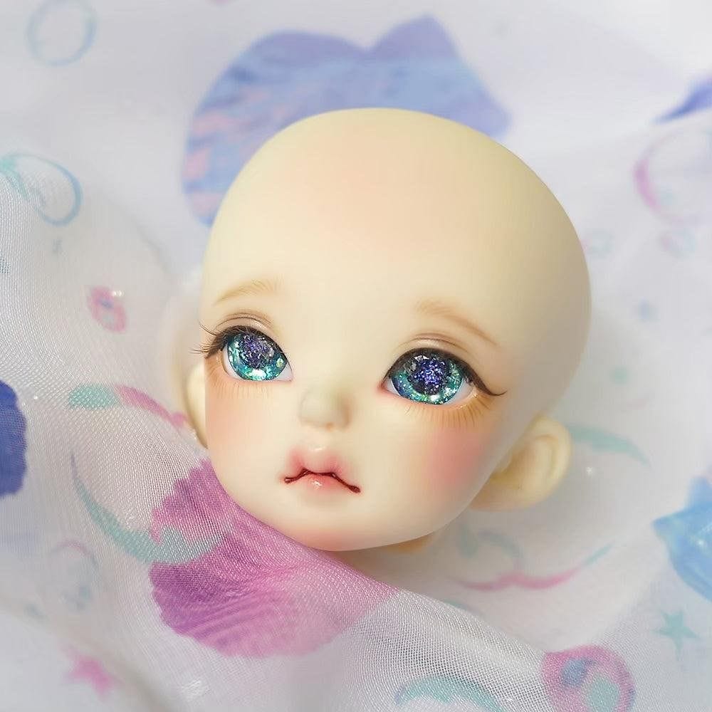 【Dear Lady】半樹脂閃眼 藍星雲 mm BJD MSD YoSD