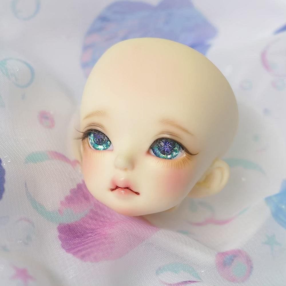 【Dear Lady】半樹脂閃眼 藍星雲 mm BJD MSD YoSD