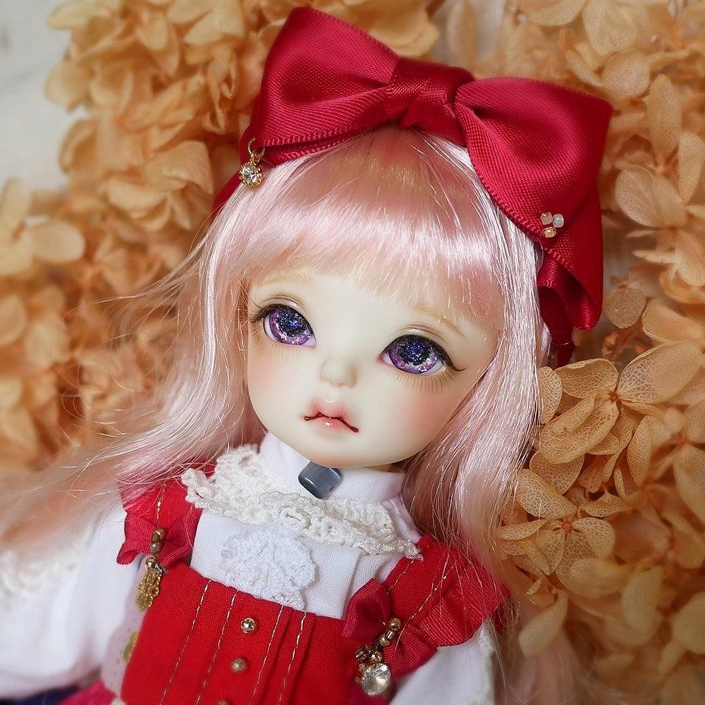 【Dear Lady】半樹脂閃眼 紫星雲 mm BJD MSD YoSD