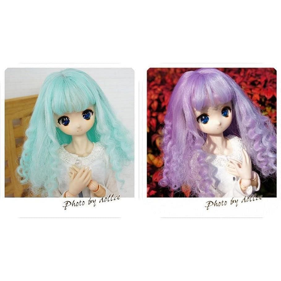 【Dollce】Chameleon Curl 娃用假髮 白群 藤色 BJD DD