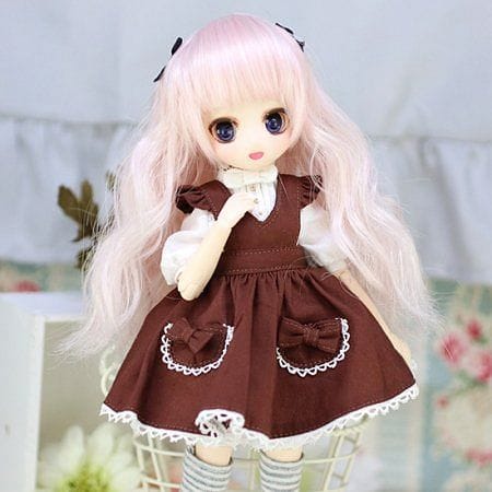 【Dollce】Ribbon Wave 娃用假髮 多色 OBITSU OB 黏土人 黏土娃 BJD iMda