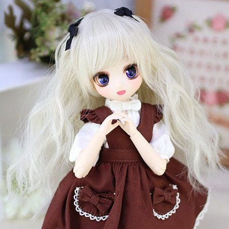 【Dollce】Ribbon Wave 娃用假髮 多色 OBITSU OB 黏土人 黏土娃 BJD iMda